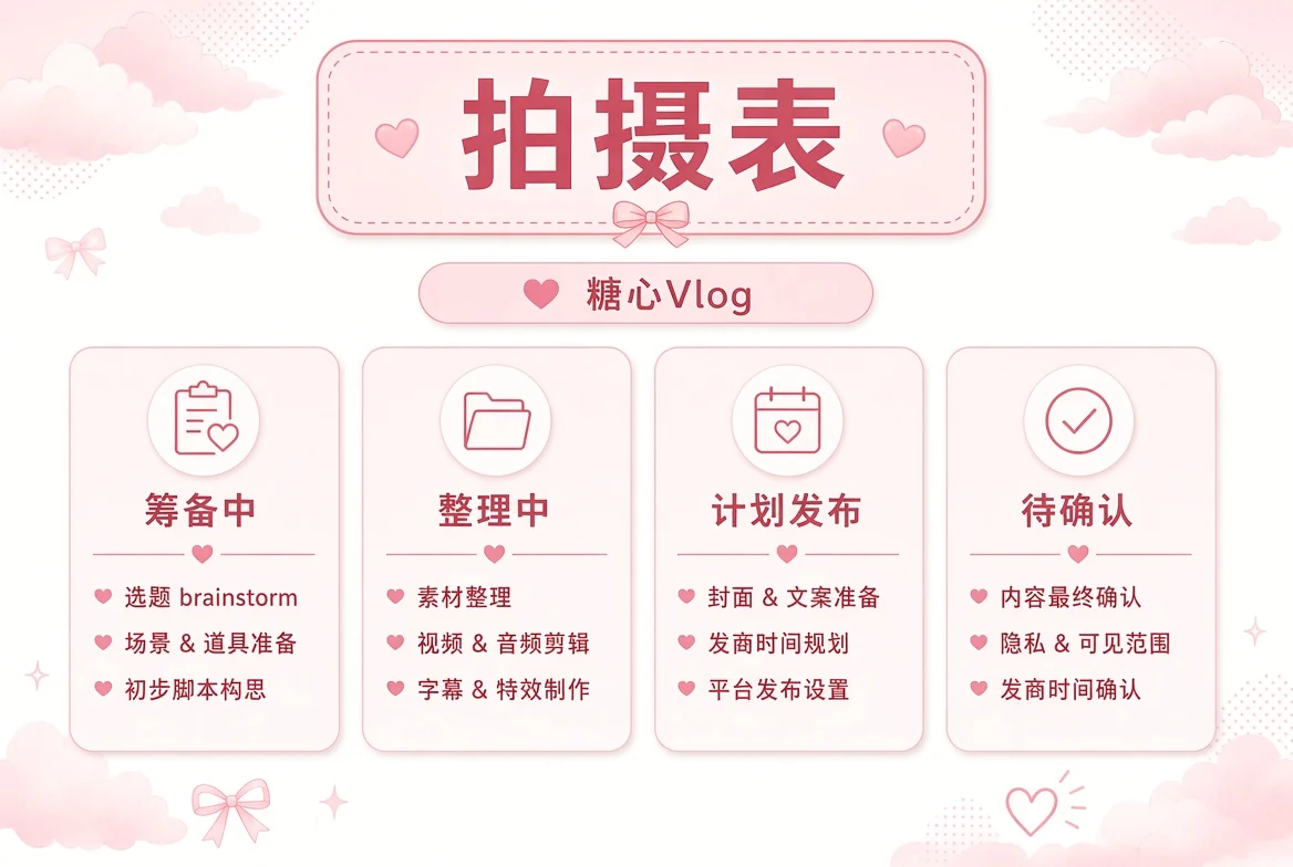 拍摄状态整理